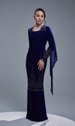 AURORA DRESS - NAVY BLUE
