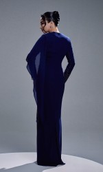 AURORA DRESS - NAVY BLUE