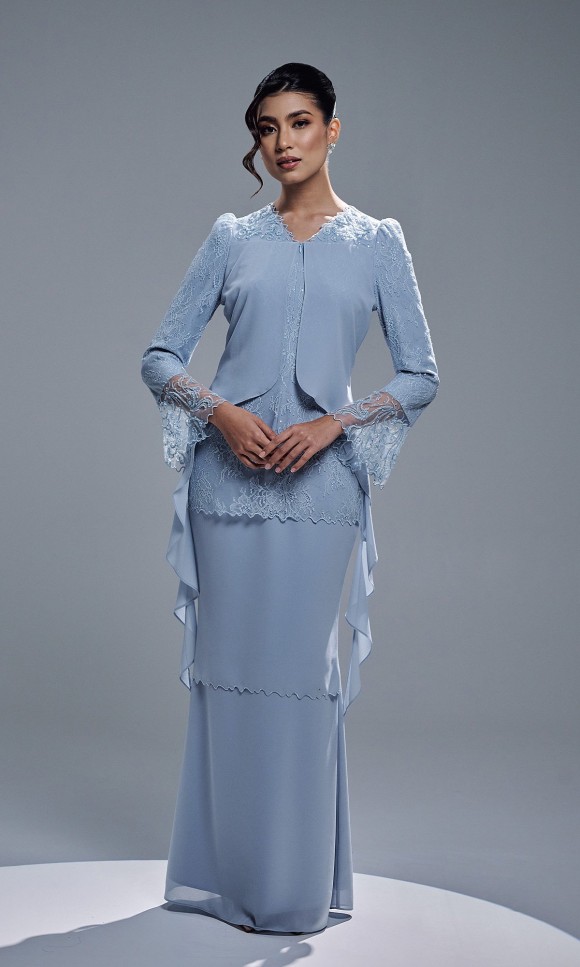 MIREYA DRESS - BABY BLUE