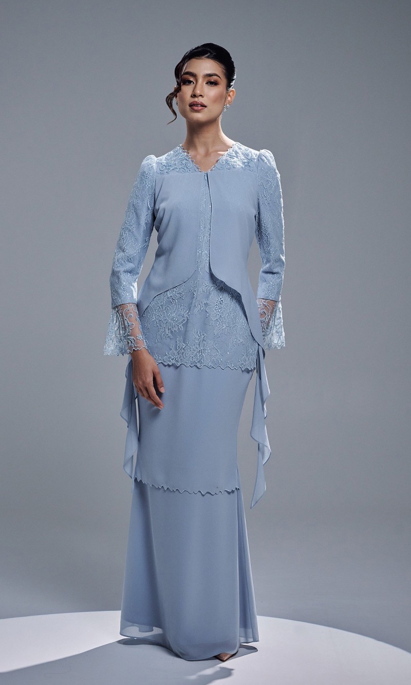 MIREYA DRESS - BABY BLUE