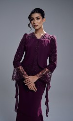 MIREYA DRESS - DARK PURPLE