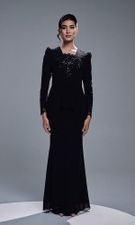 ASRIVIA DRESS - BLACK
