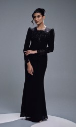 ASRIVIA DRESS - BLACK