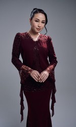 MIREYA DRESS - WINE