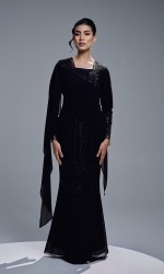 ESTIARA DRESS - BLACK