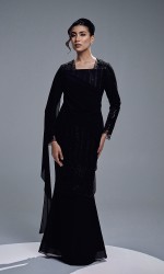 ESTIARA DRESS - BLACK