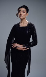 ESTIARA DRESS - BLACK