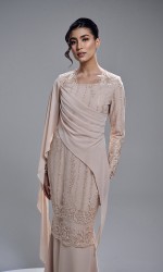 ESTIARA DRESS - CHAMPAGNE