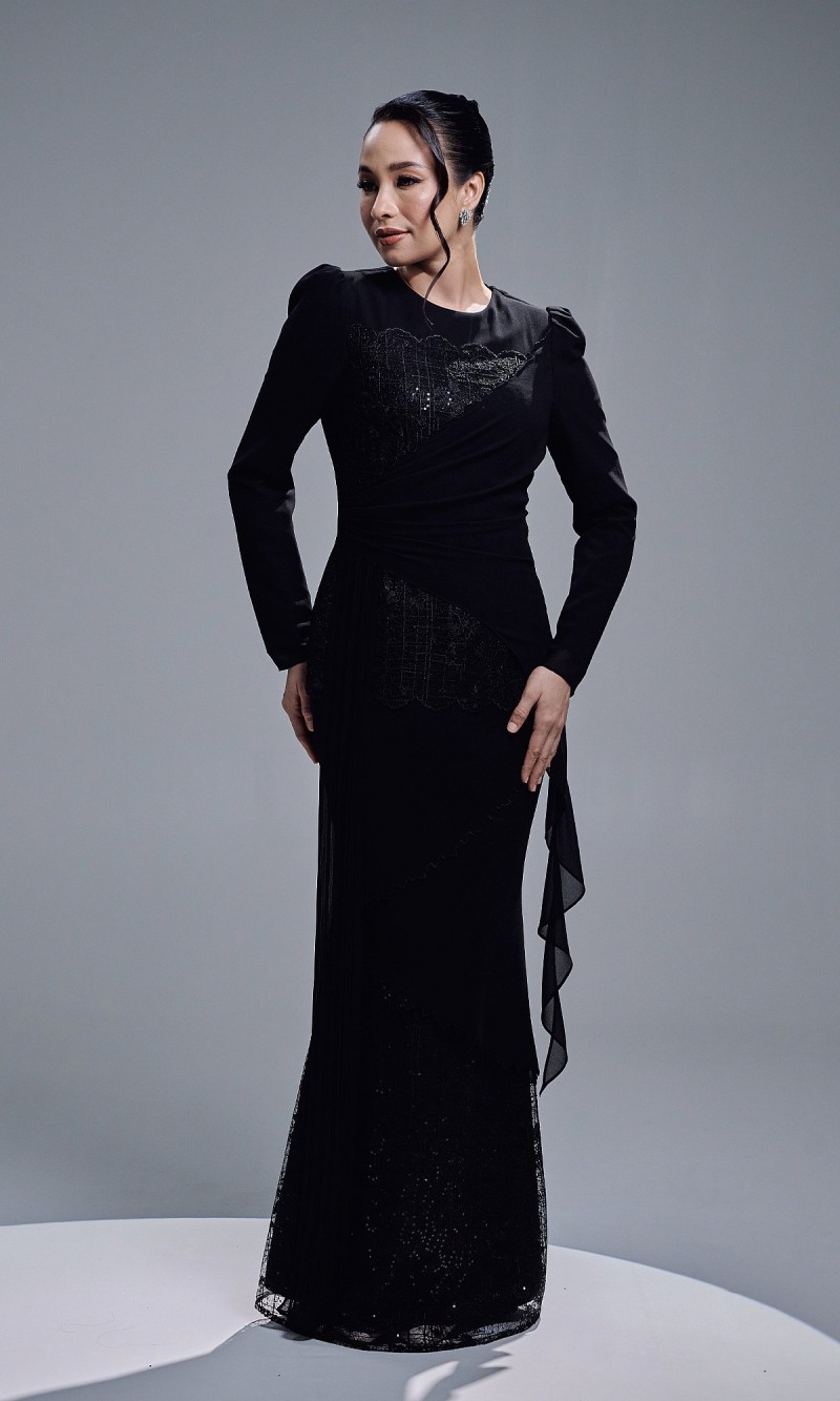 ESTALIA DRESS - BLACK