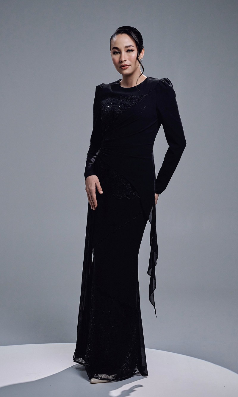 ESTALIA DRESS - BLACK