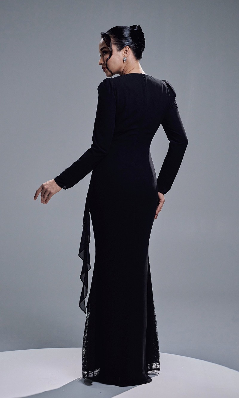 ESTALIA DRESS - BLACK