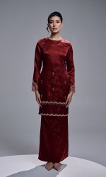 ANAYA KURUNG - MAROON