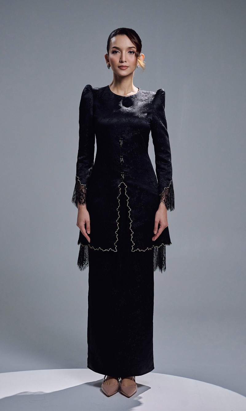ELVARIN KURUNG - BLACK