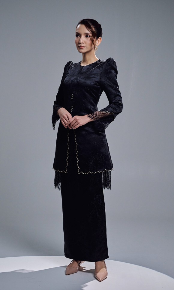 ELVARIN KURUNG - BLACK