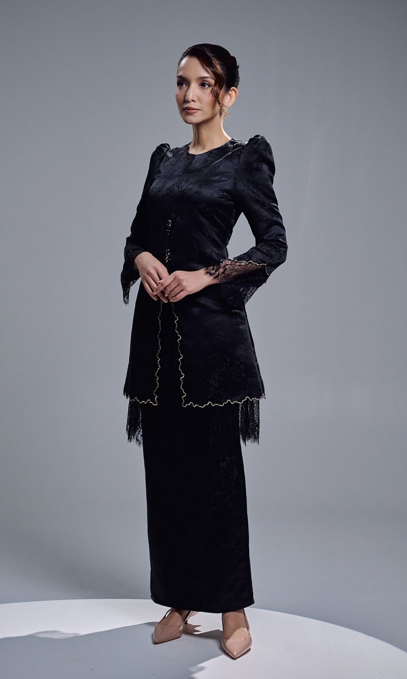 ELVARIN KURUNG - BLACK