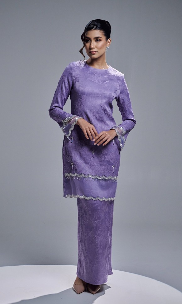 ANAYA KURUNG - DUSTY PURPLE