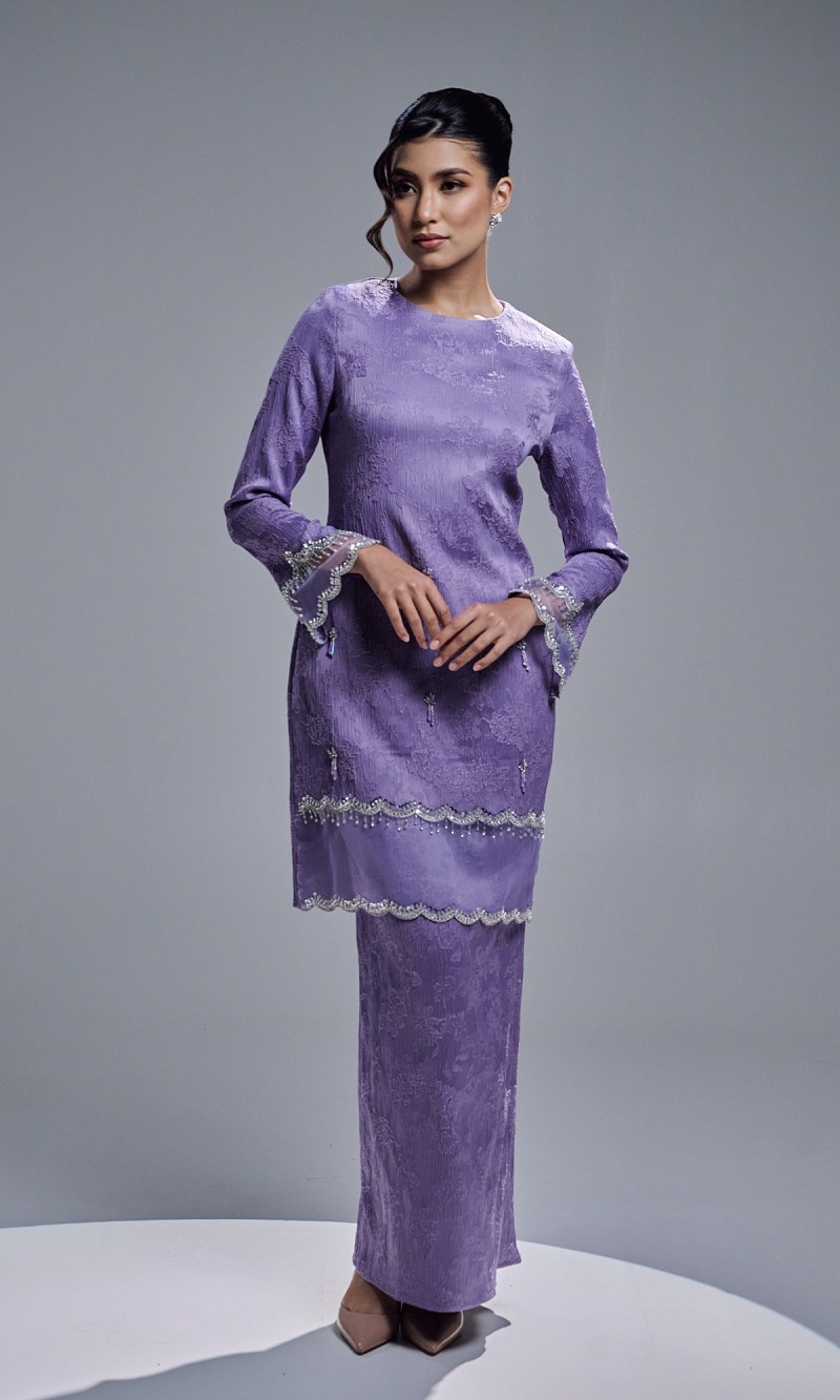 ANAYA KURUNG - DUSTY PURPLE