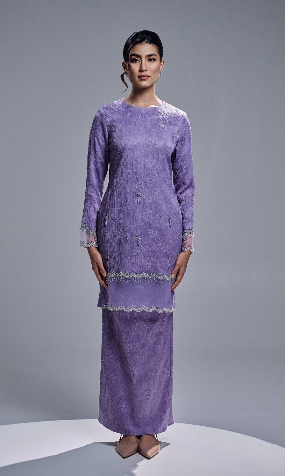 ANAYA KURUNG - DUSTY PURPLE