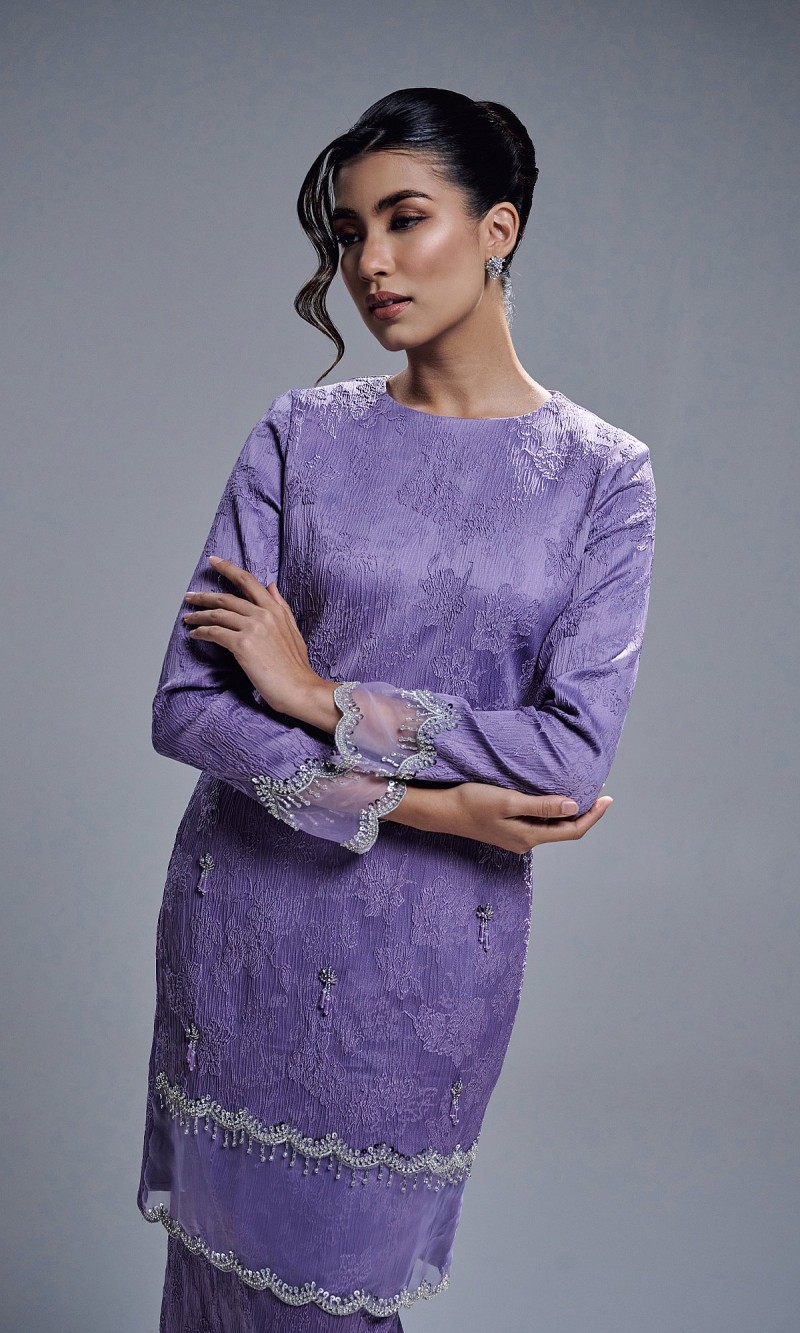 ANAYA KURUNG - DUSTY PURPLE