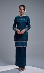 ANAYA KURUNG - TEAL BLUE
