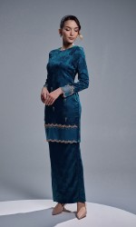 ANAYA KURUNG - TEAL BLUE