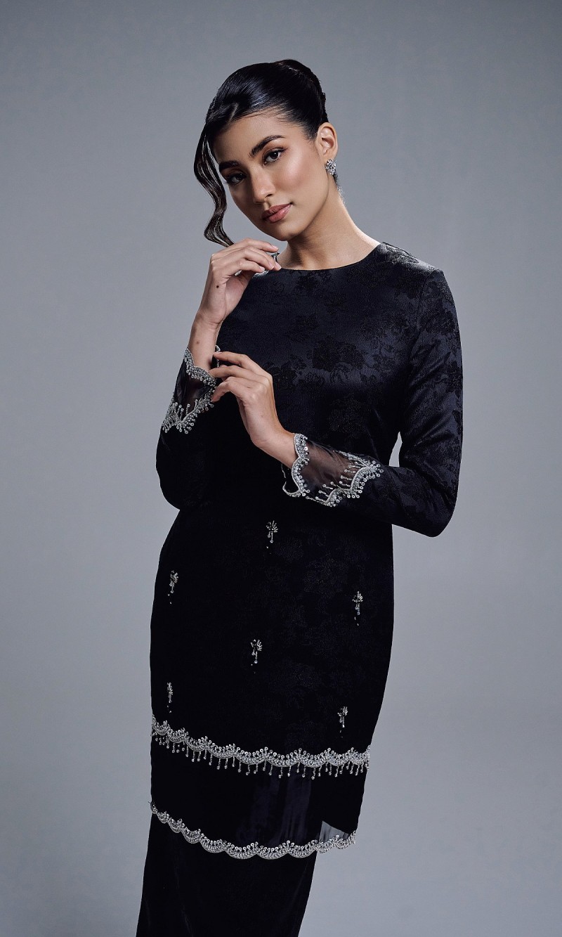 ANAYA KURUNG - BLACK