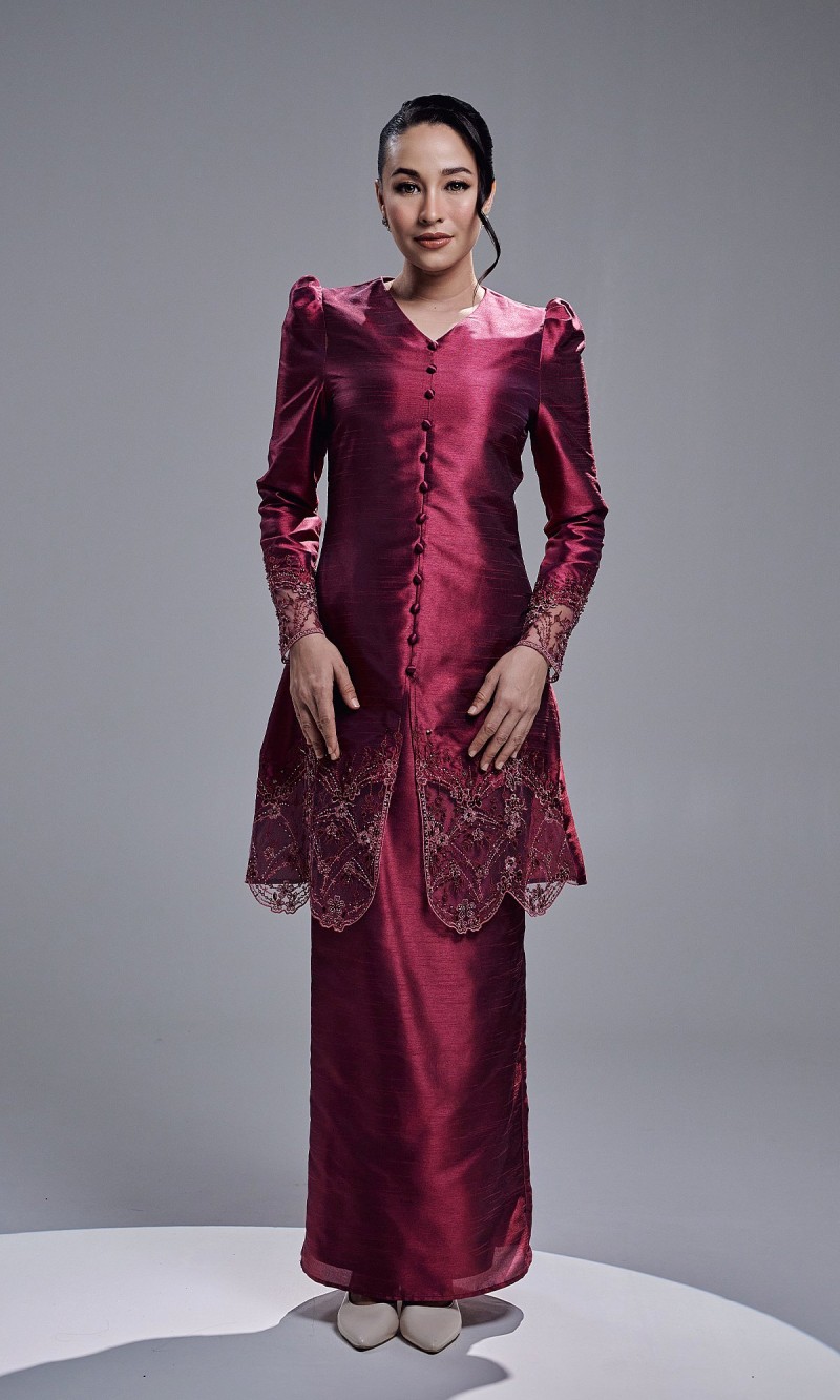 MAHSURI KURUNG - DARK FUSCHIA