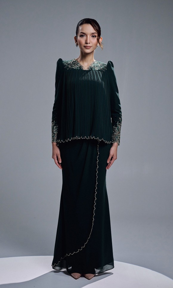 DANIA KURUNG - DARK GREEN
