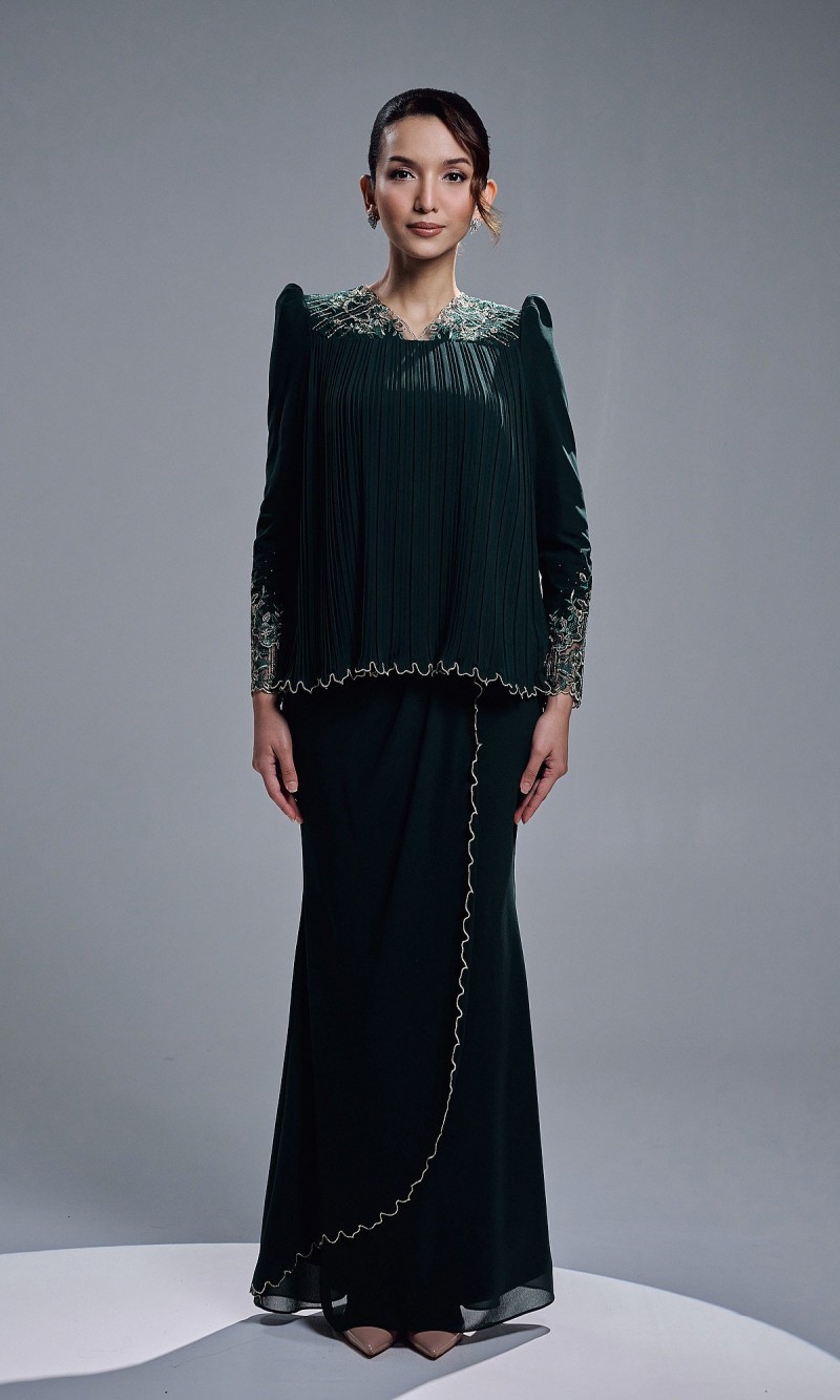 DANIA KURUNG - DARK GREEN