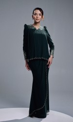 DANIA KURUNG - DARK GREEN