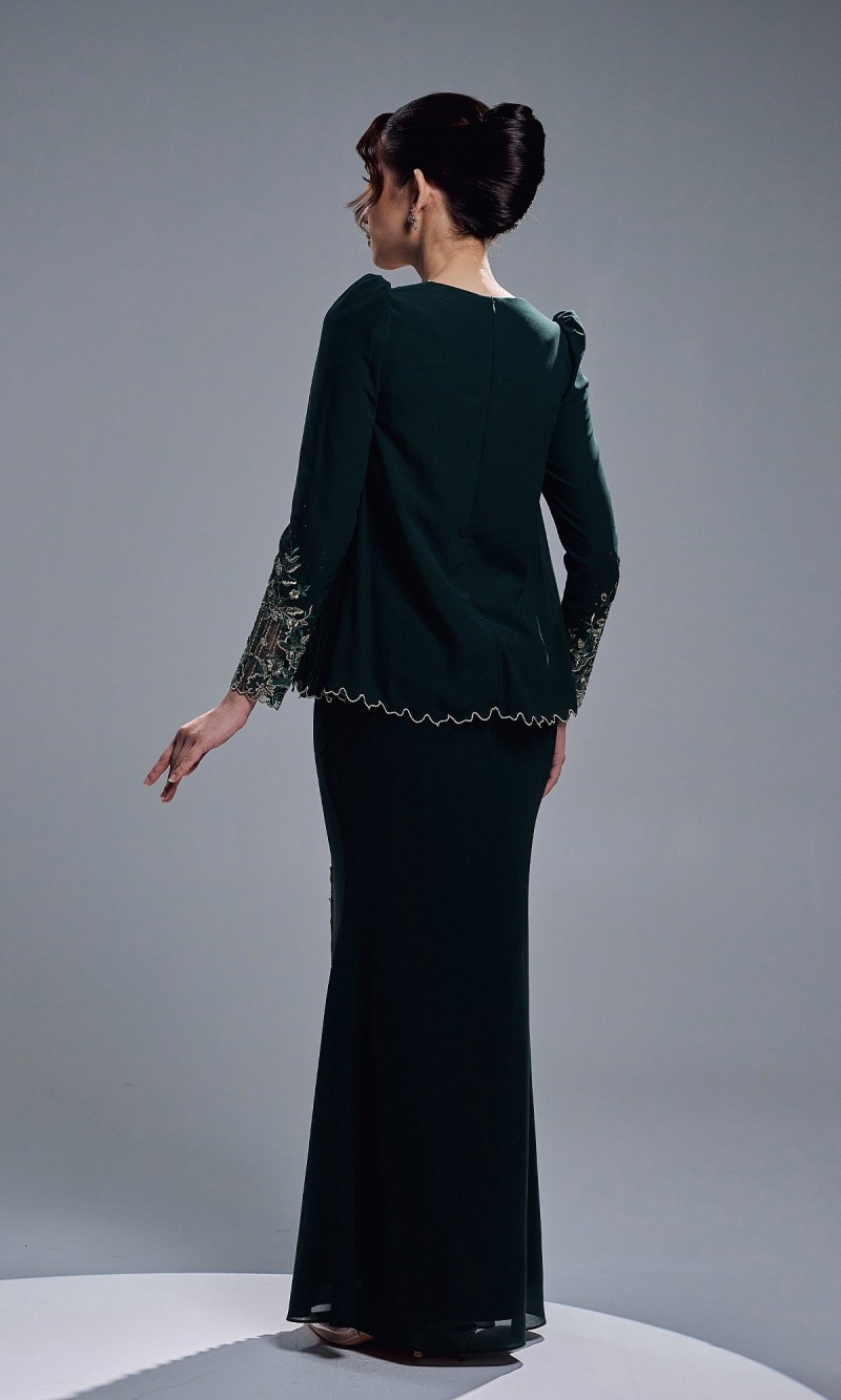 DANIA KURUNG - DARK GREEN