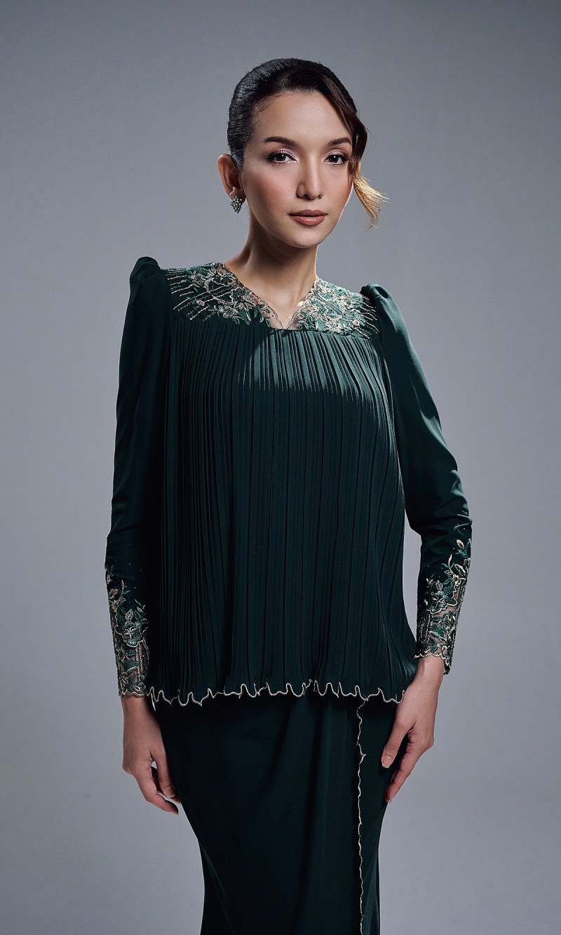 DANIA KURUNG - DARK GREEN
