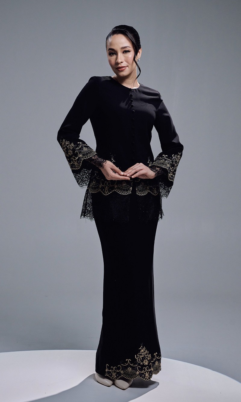CAMERIA KURUNG - BLACK