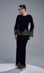 CAMERIA KURUNG - BLACK