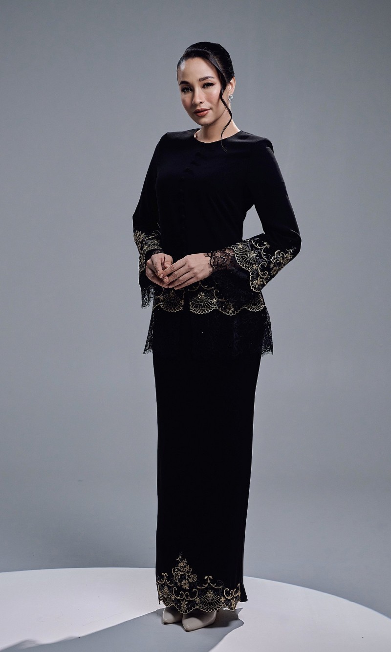 CAMERIA KURUNG - BLACK