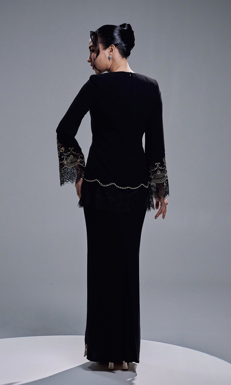 CAMERIA KURUNG - BLACK