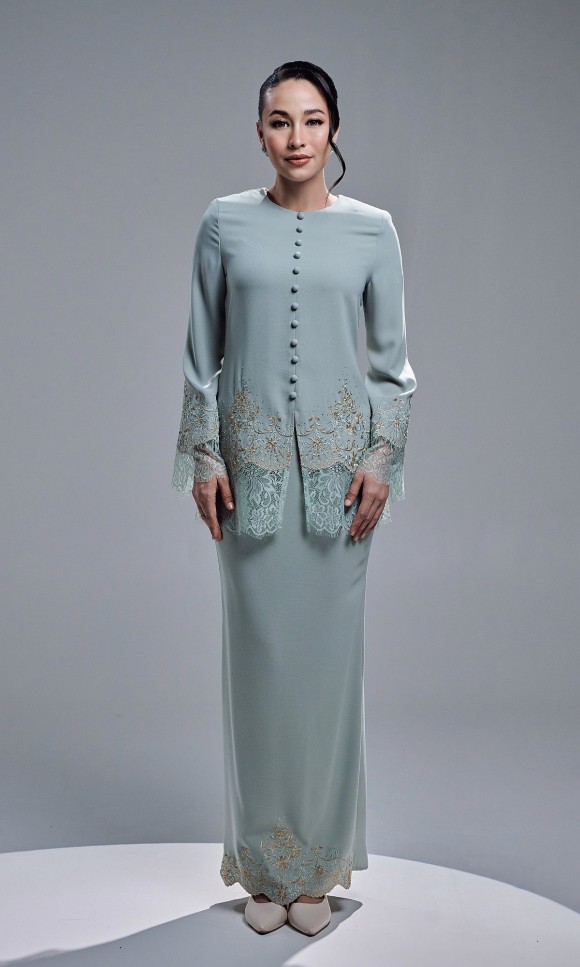 CAMERIA KURUNG - SAGE GREEN
