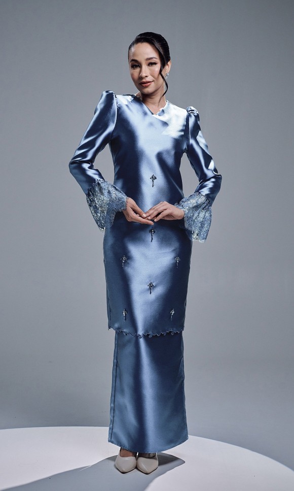 NAZIRA KURUNG - ASH BLUE