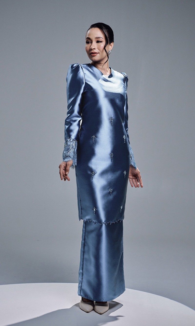 NAZIRA KURUNG - ASH BLUE