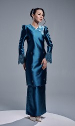 NAZIRA KURUNG - TEAL BLUE