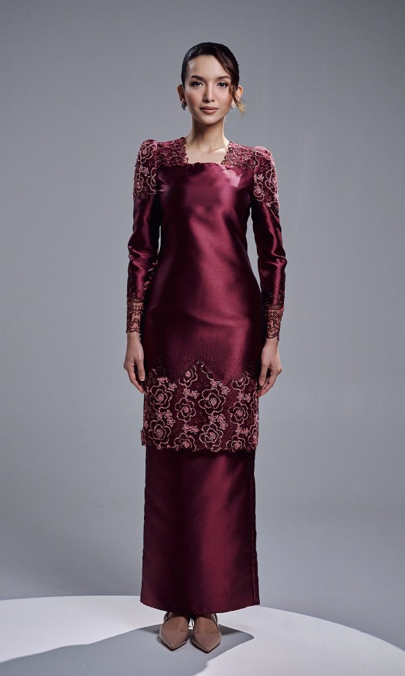 CALIS KURUNG - BURGUNDY