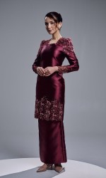 CALIS KURUNG - BURGUNDY