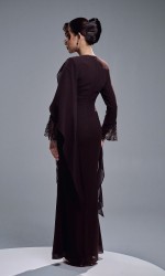 GRACIA DRESS - MAHOGANY