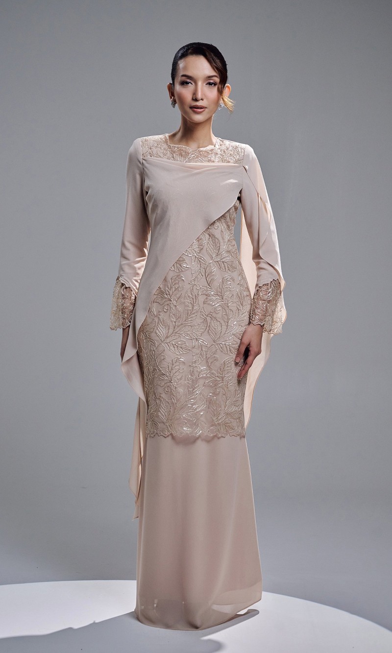 GRACIA DRESS - CHAMPAGNE