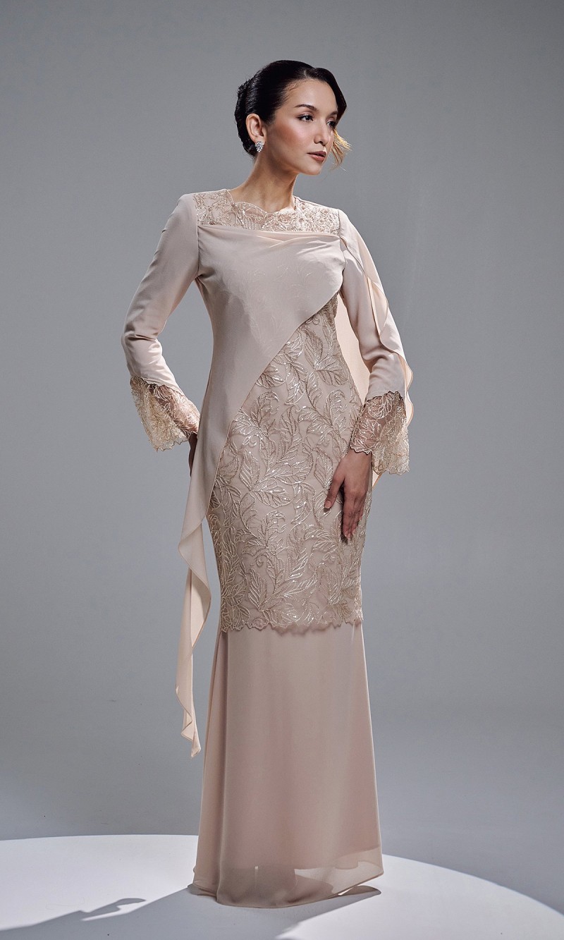 GRACIA DRESS - CHAMPAGNE