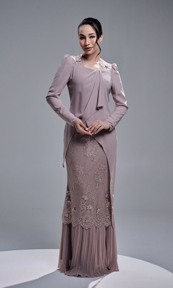 ELIYA DRESS - PALE MAUVE ELIYA DRESS - PALE MAUVE