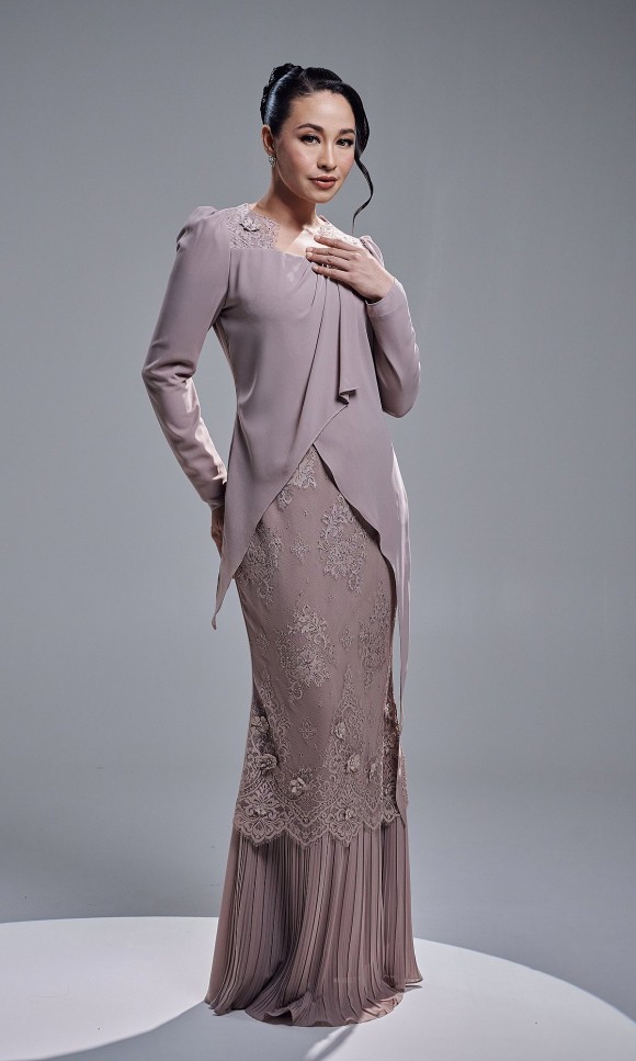 ELIYA DRESS - PALE MAUVE ELIYA DRESS - PALE MAUVE