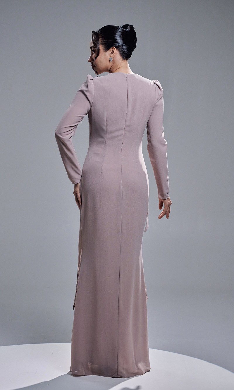 ELIYA DRESS - PALE MAUVE