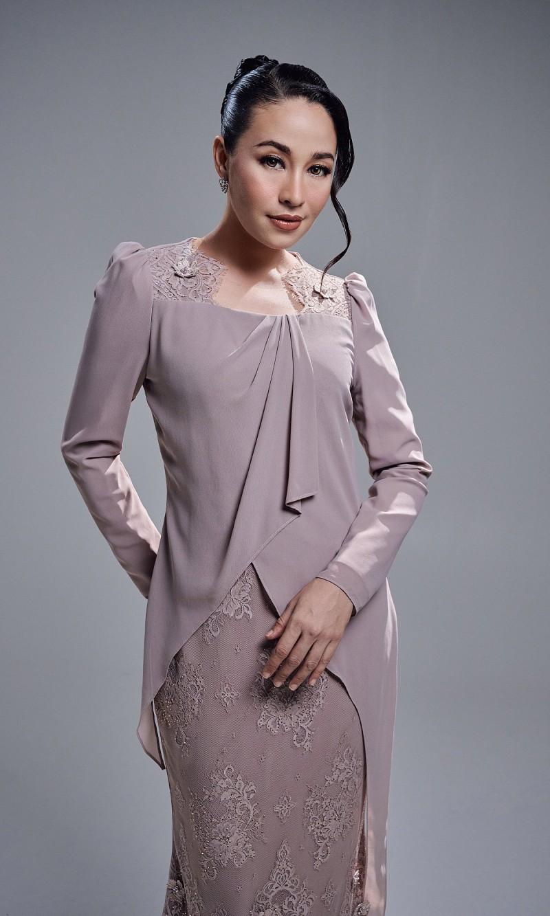 ELIYA DRESS - PALE MAUVE