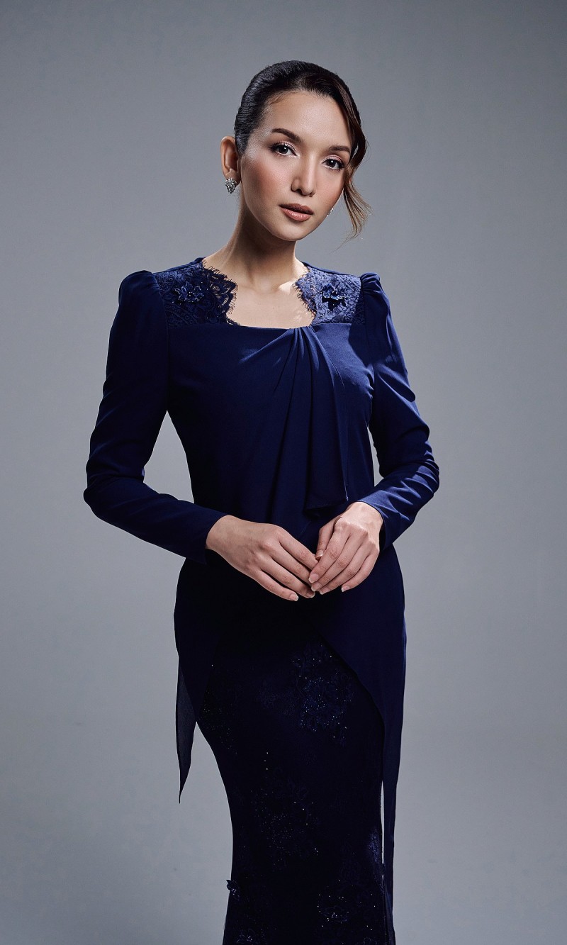 ELIYA DRESS - NAVY